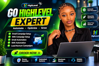 set up gohighlevel email and SMS marketing campaigns