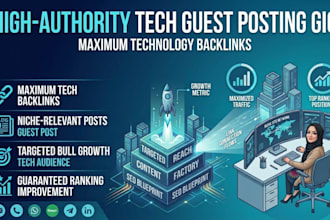 do tech guest post outreach and build quality backlinks