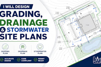 design grading, drainage and stormwater site plans