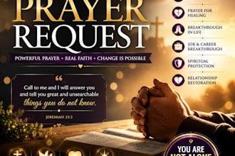 offer spiritual prayer request, support for your needs