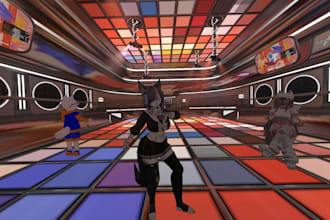 edit, create interactive vrchat world, vrc world, 3d game environment, pc quest