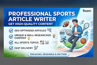 do writing sports content