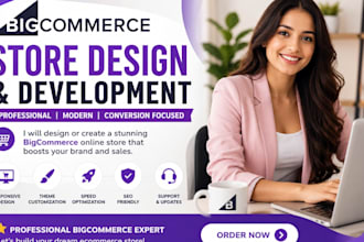 design or customize bigcommerce online store, bigcommerce ecommerce website