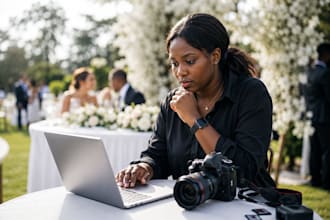 write blog content for wedding photographers and planners