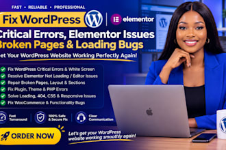 fix wordpress critical errors elementor issues broken pages and loading bugs