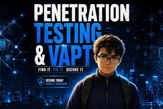 do vulnerability assessment and penetration testing with a professional report