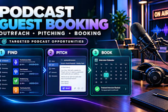do podcast guest booking podcast outreach and guest pitching