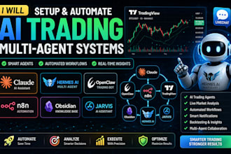 claude tradingview livechat hermes ai multi agent open claw n8n obsidian jarvis