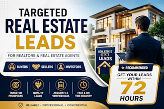 generate targeted real estate leads for realtors and real estate agents leads