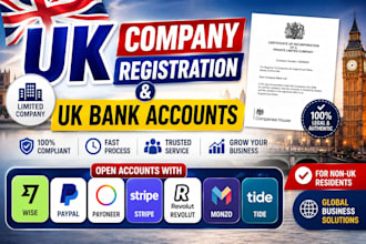do uk company registration and uk bank accounts