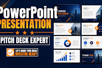 pitch deck investor pitch deck powerpoint design presentation design slides