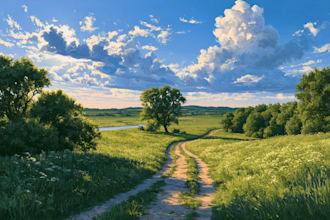 landscape oil painting art