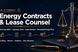 draft legal documents for the US renewable energy and solar sector