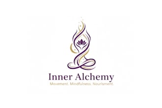 do holistic health wellness spiritual yoga spa healing logo