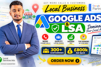 design redesign revenue focused google ads for lead generation, local business