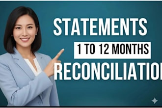 reconcile bank statement PDF to editable format