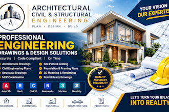 do civil structural engineer letter, drawings, and engineering stamp for permit