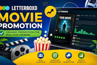 setup, watch and promote your letterboxd movie organically for real film viewers