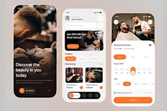developm barber salon booking app spa beauty appointment app taxi booking app vr