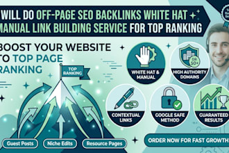 do SEO backlink building through blogger outreach for high quality links