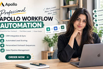 setup apollo io workflow automations