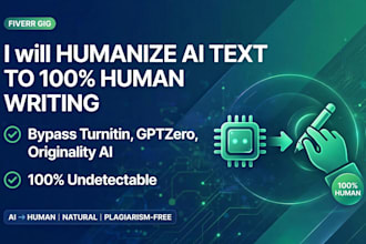 humanize ai content and rewrite ai text to 100 percent human writing