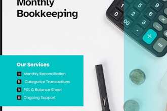 do monthly bookkeeping in quickbooks online