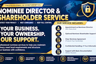 provide nominee director and shareholder service
