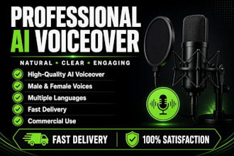 generate professional ai voice over and audio enhancement