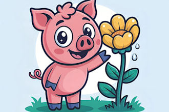 design custom 3d cartoon characters, mascots, and animals