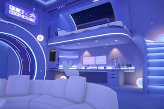 build custom vrchat world, virtual world, vrc world, vrchat commission metaverse