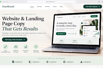 write conversion worthy landing page content