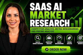 do saas market research, ai competitor analysis and metric benchmarks