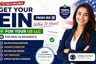 register an ein number for your us llc in 71 hours for non us resident