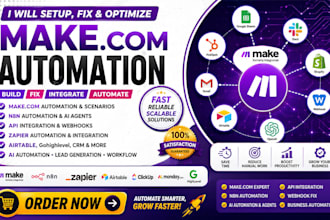 setup make com automation fix make com make scenario n8n automation