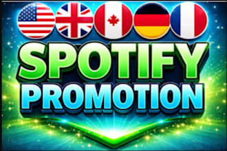 organic spotify music promotion, spotify music promotion, spotify track ads