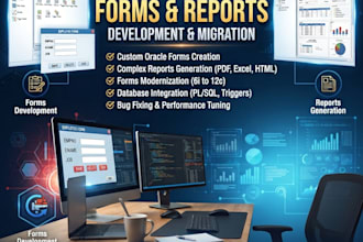 build oracle forms, reports, lovs and pl sql solutions