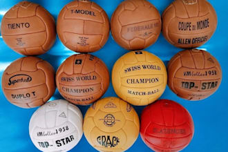 provide vintage world cup soccer balls 1930 to 2026