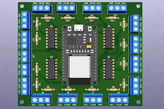 design esp32 pcb, iot hardware, circuit design, schematic, pcb layout and gerber