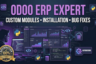 customize, develop, and install odoo erp