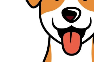 design professional pet dogs puppies care logo for you