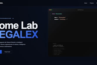 create a modern responsive website