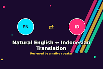 translate english to indonesian or indonesian to english