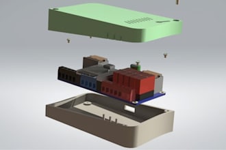 design plastic products, product housing, snap fit, injection mold and dfm cad