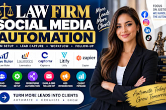 lawfirm social media automation crm law ruler lawmatics captorra zapier litify