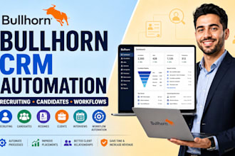 automate bullhorn CRM workflows for recruiters and staffing agencies