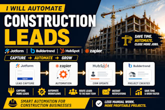 automate construction leads with jotform buildertrend hubspot, zapier automation