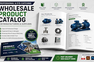 create wholesale product catalogs for manufacturers and suppliers