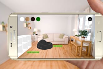 develop webar, unity augmented reality apps using ar foundation, arkit, arcore
