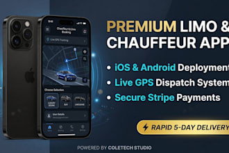 develop an on demand chauffeur booking and limo service mobile app